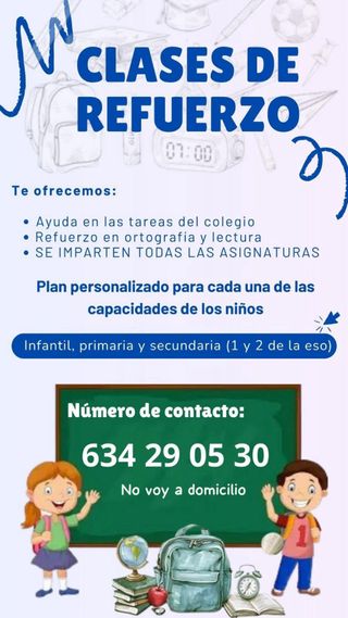 clases de refuerzo 