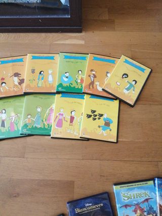 18 Películas DVD infantiles+colección de cuentos