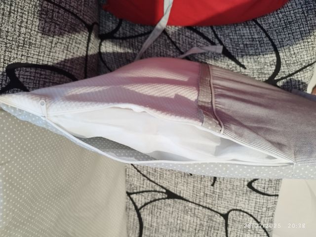 Chichonera bebé estrellas gris y blanco