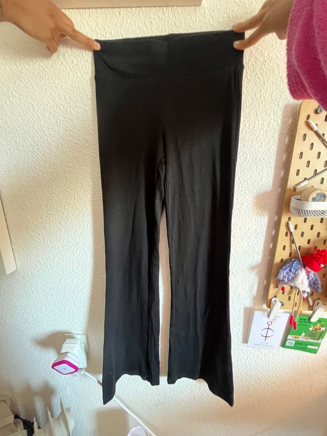 Mallas campana Bershka negras