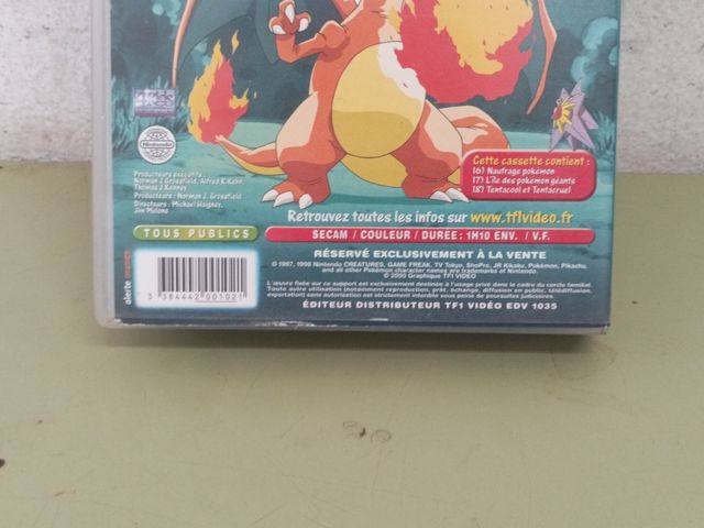 PELÍCULA VHS POKÉMON: L'ÎLE DES GÉANTS!