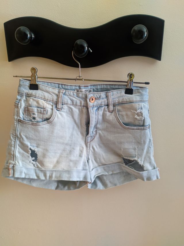 Short vaquero Pull & Bear - Talla 34