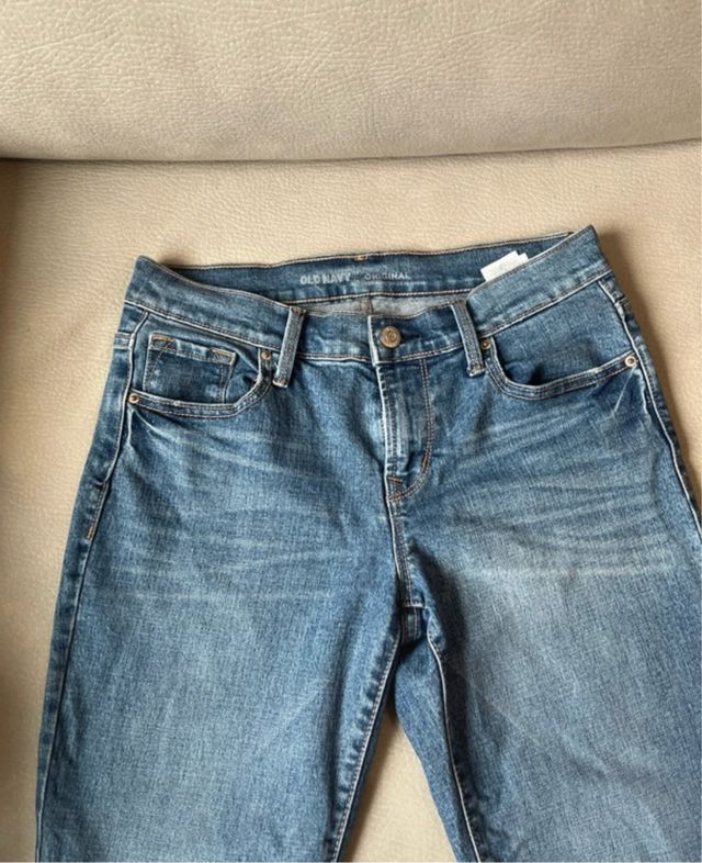 Jeans Old Navy azul - tiro medio