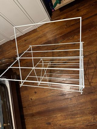 Tendedero plegable blanco