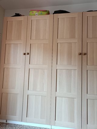 Armario 4 puertas - Roble