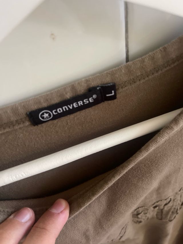 Sudadera Converse verde oliva