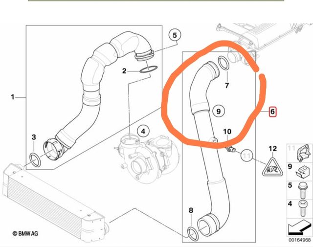 Manguito admisión BMW 
