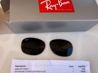Ray-Ban: Cristales nuevos