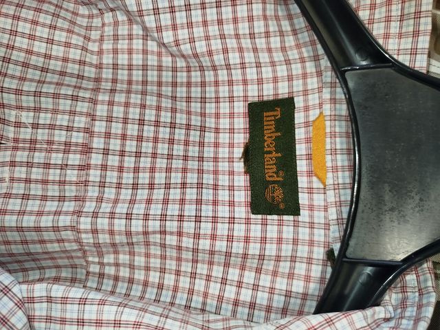 Camicia a quadri rosso e bianco XXL