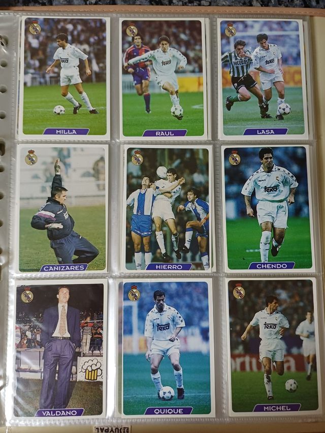 Cromos fútbol año 94-95