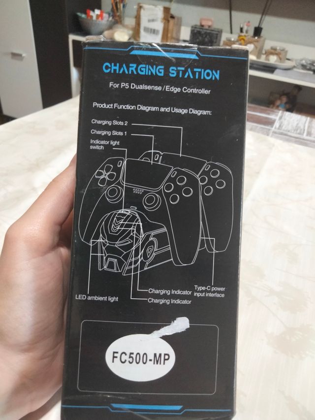 Base di ricarica per controller PS5 DualSense