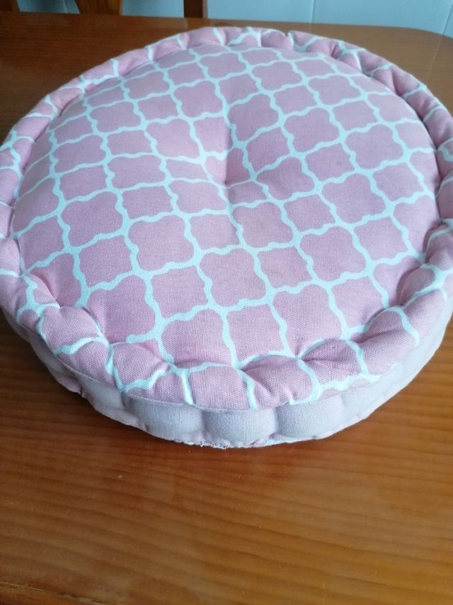 Cojín suelo rosa - Algodón