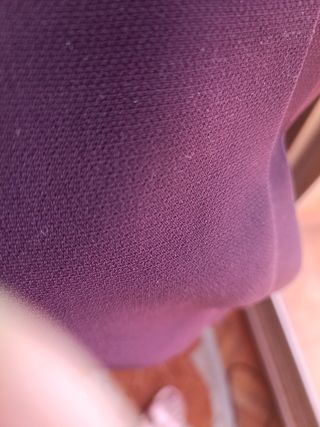 Traje pantalón berenjena mujer