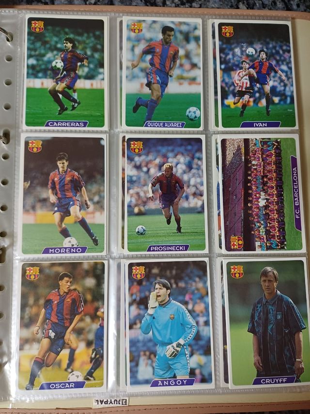Cromos fútbol 94-95