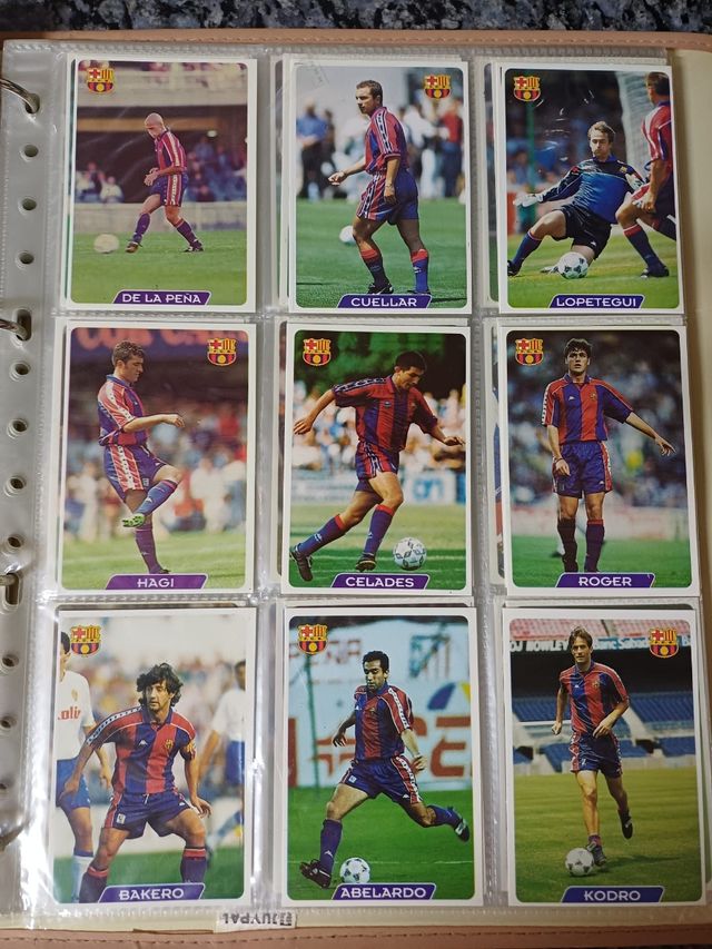 Cromos fútbol 94-95