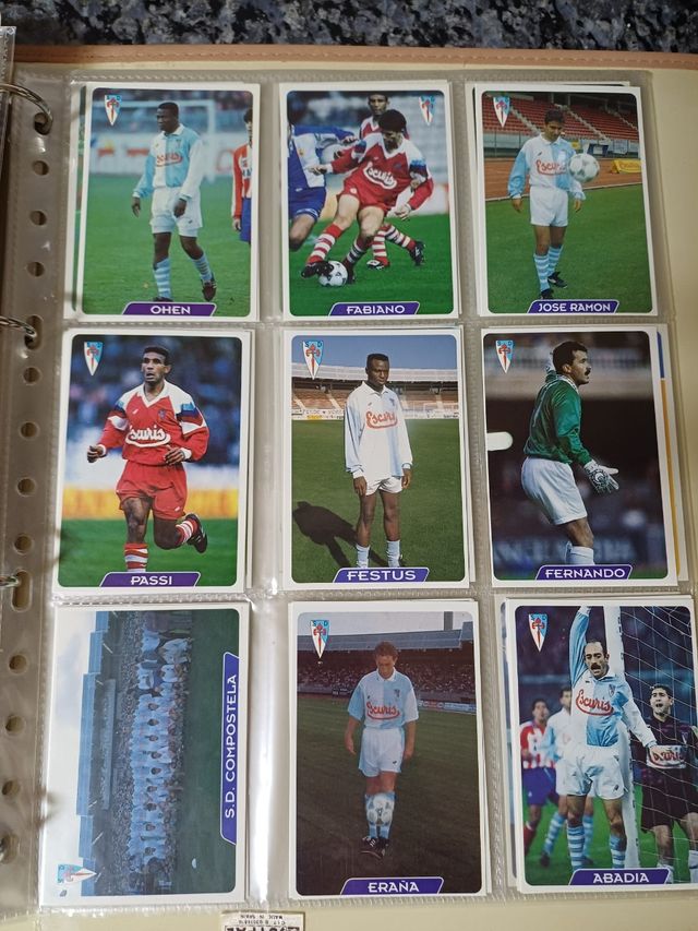 Cromos fútbol año 94-95 