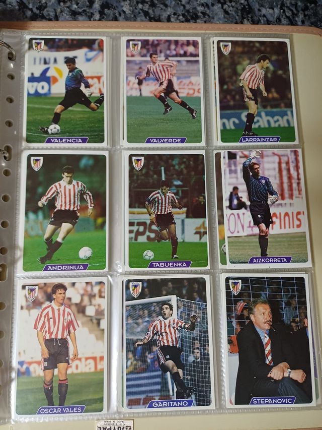 Cromos fútbol año 94-95 