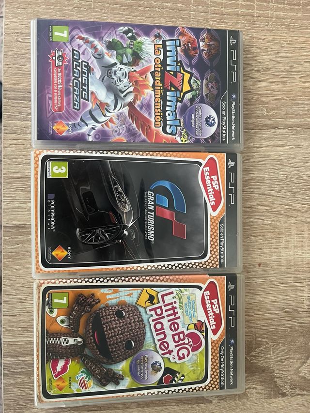 PSP Juegos - Invizimals , GT, LittleBigPlanet