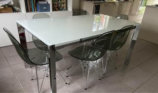 Mesa cristal blanco - Ikea