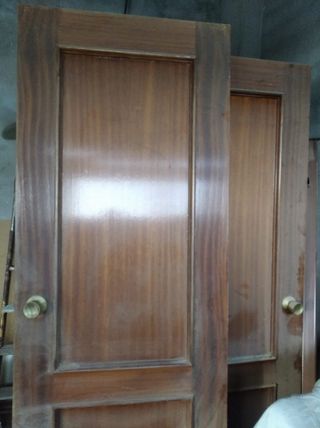 Puertas madera nogal - 7 unidades