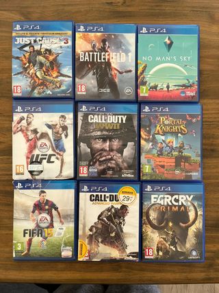 9 Juegos PS4 Variados