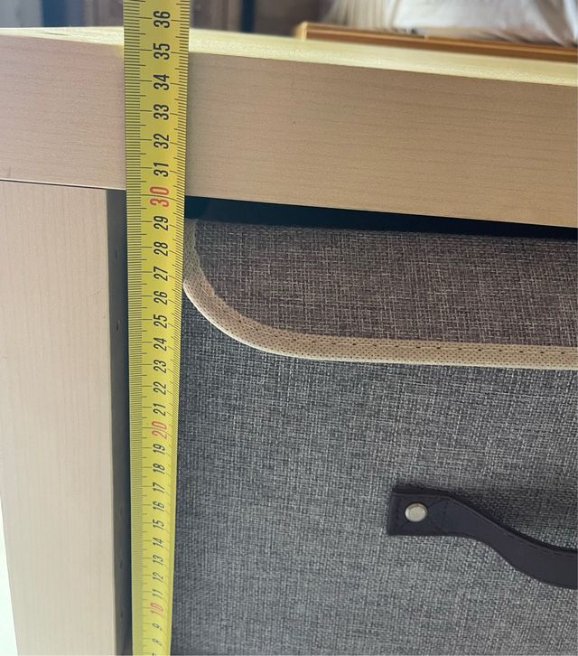 Banco/Librería Beige de Madera