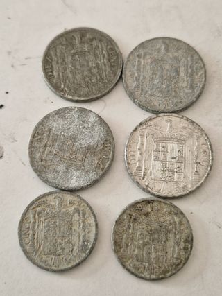 Monedas España 5 y 10 céntimos