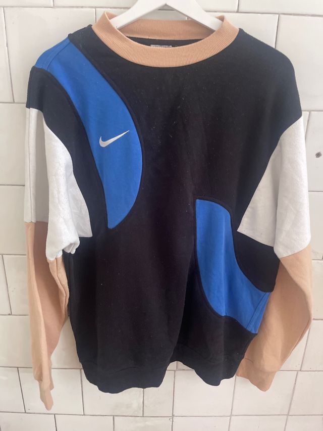 Sudadera Nike Vintage | Azul y Negro