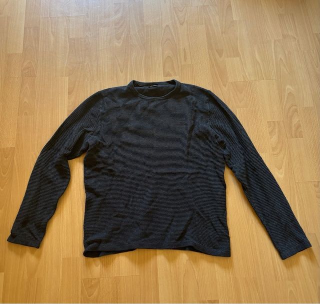 Jersei negro manga larga