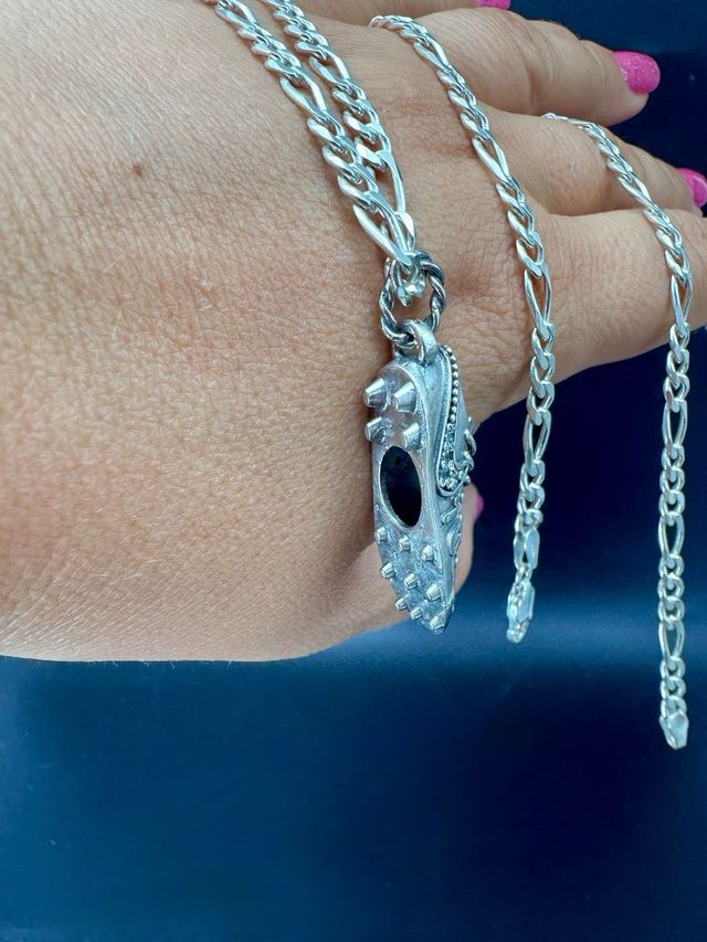 Colgante bota plata 925