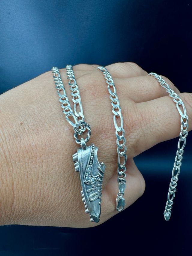 Colgante bota plata 925