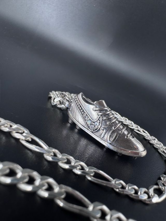 Colgante bota plata 925