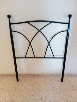 Cabecero cama forja negro hay 2