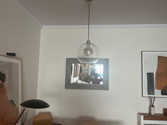 Lámpara colgante cristal