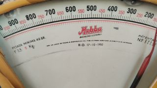Báscula Antigua Mobba - 1950