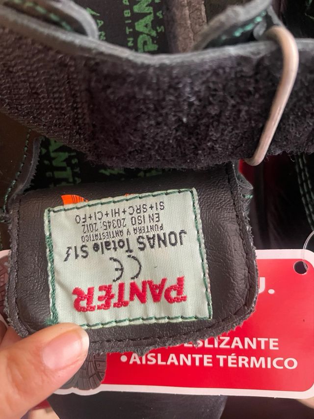 zapatos de seguridad Panter - Talla 40
