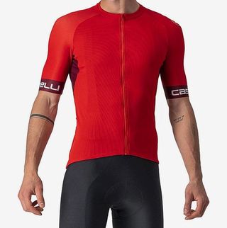 Maillot ciclismo Castelli Entrata VI rojo XL