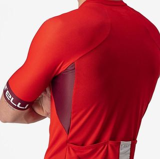 Maillot ciclismo Castelli Entrata VI rojo XL