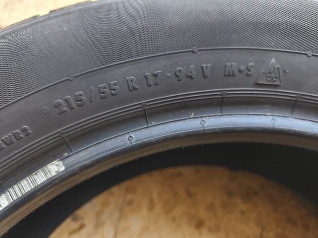 Neumáticos invierno poco usados
215-55-17