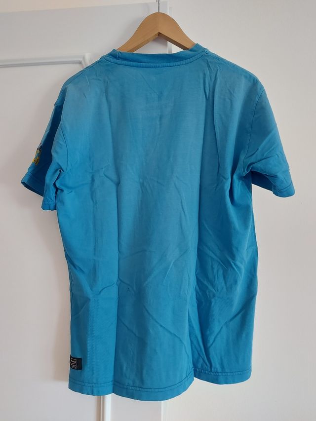 T-shirt Piaggio azzurra, usata