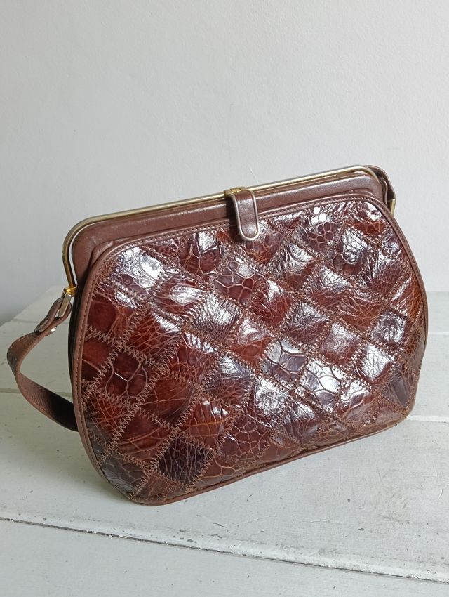 Borsa vintage marrone