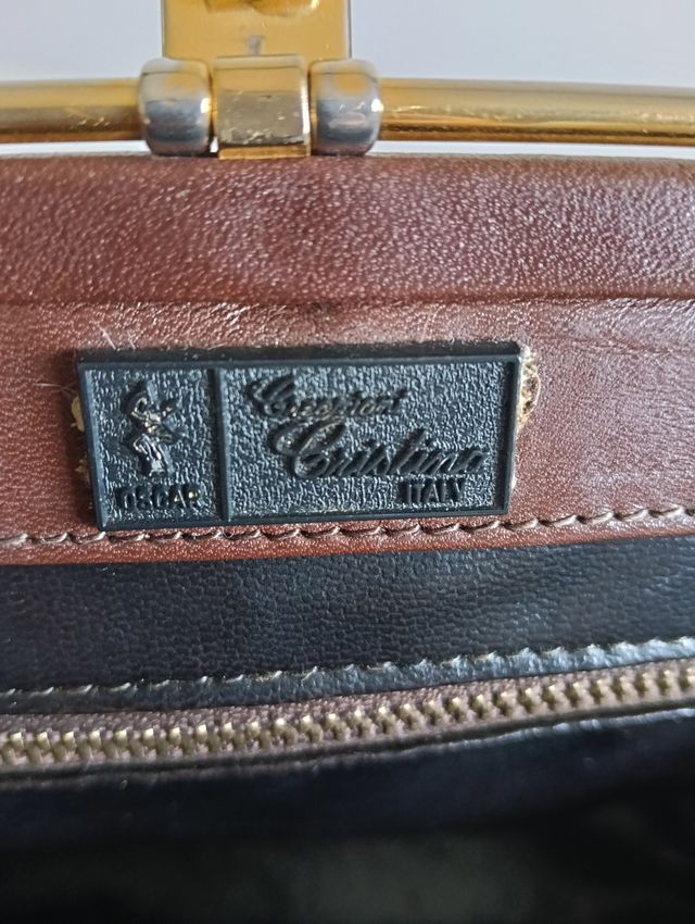 Borsa vintage marrone