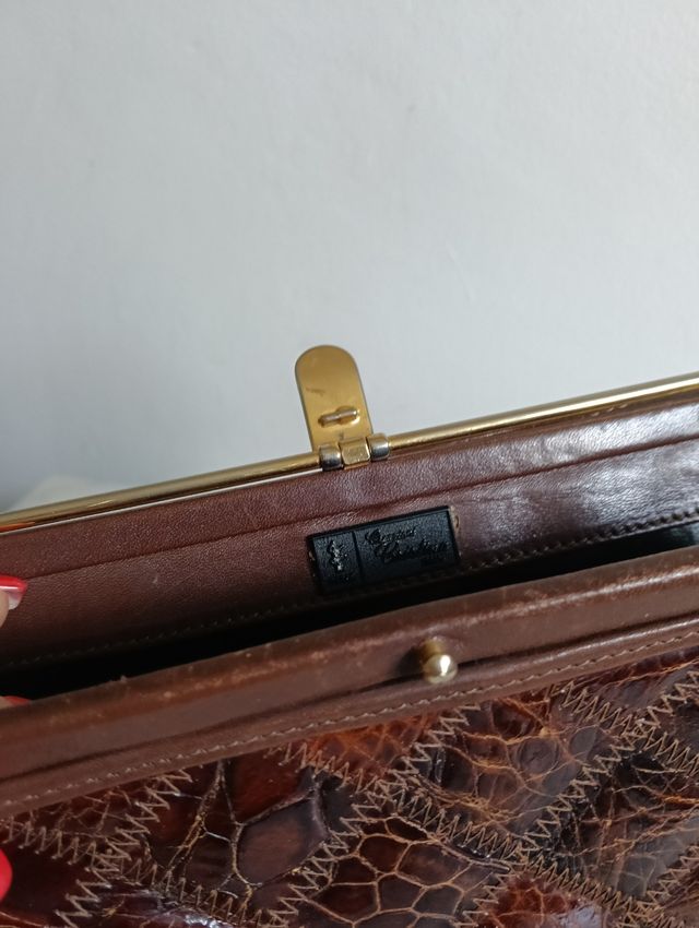 Borsa vintage marrone