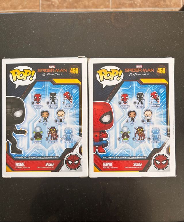 2 Funko Pop! Spider-Man: Far From Home
