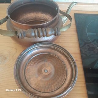 Teiera o bollitore in rame vintage
