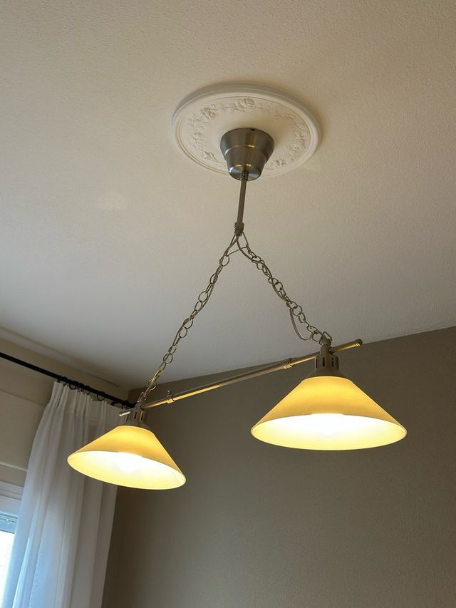 Lámpara techo 2 luces