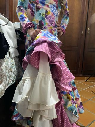 Traje Flamenca multicolor
