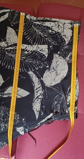 Gonna midi,svasata - nera e panna, 50