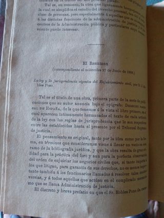  Libro antiguo de Enjuiciamiento civil
