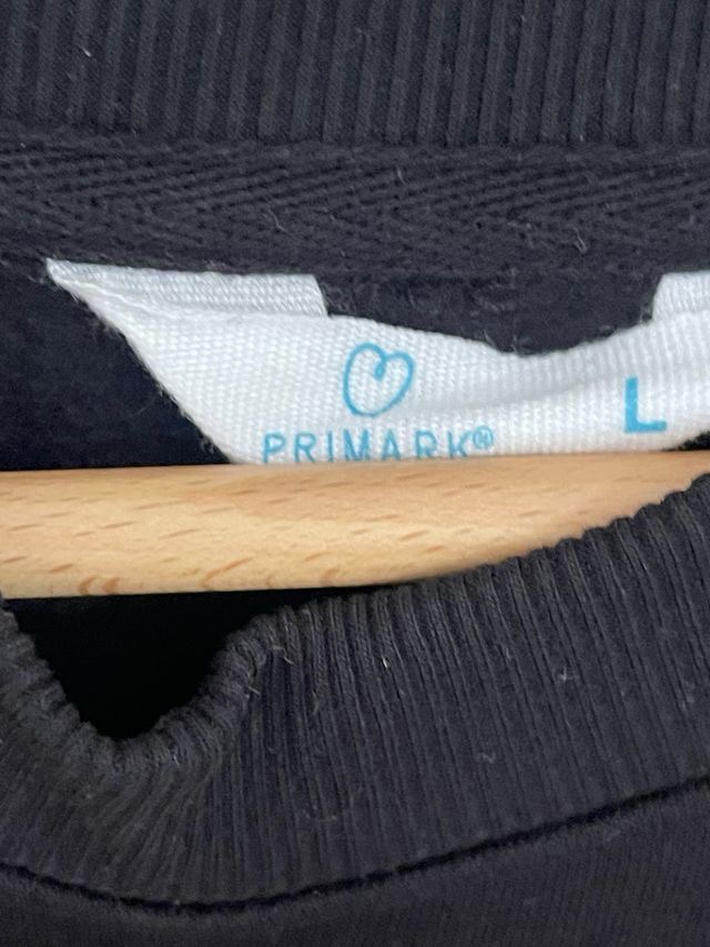 Sudadera Primark negra - Talla L